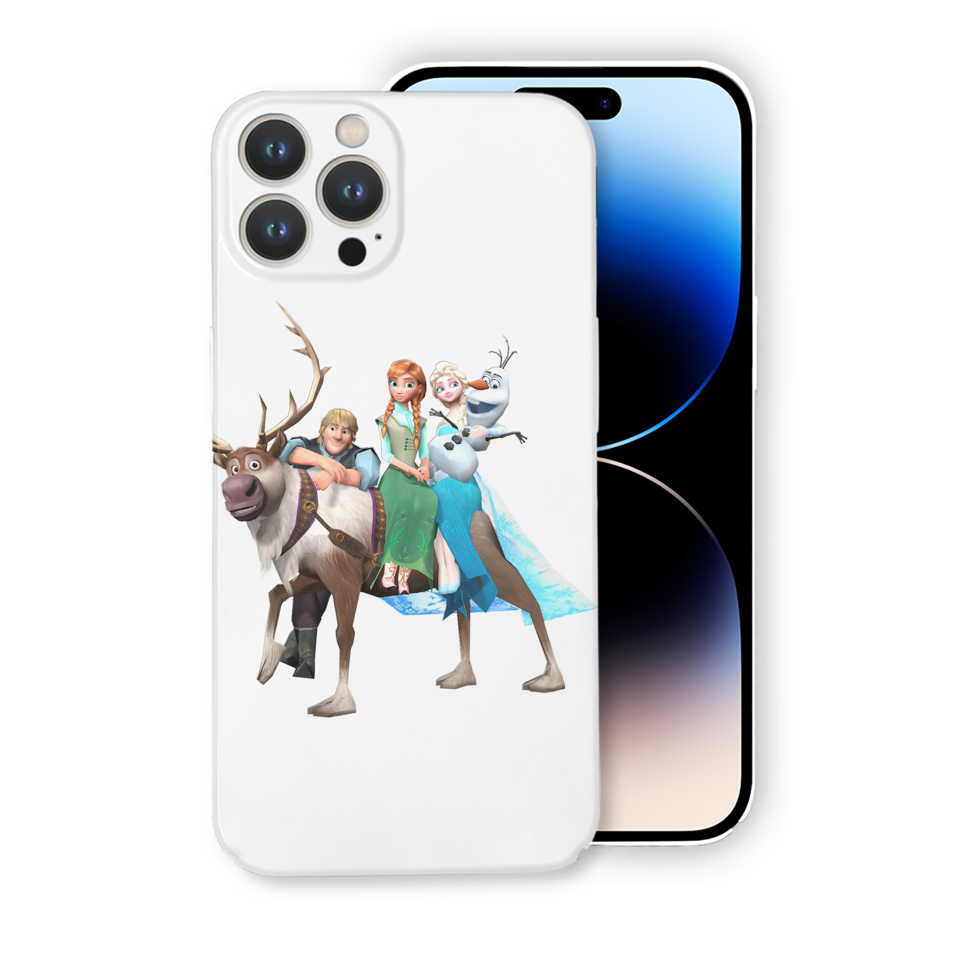 （画像用） アナと雪の女王 アンナ エルサ Frozen Anna Elsa 【iPhone 14シリーズ対応】ハードケース